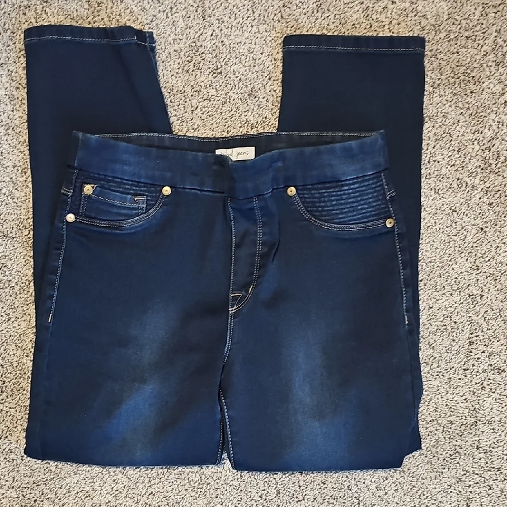 Tribal Women's Deep Indigo Skinny Jeans - Picture 3 of 3